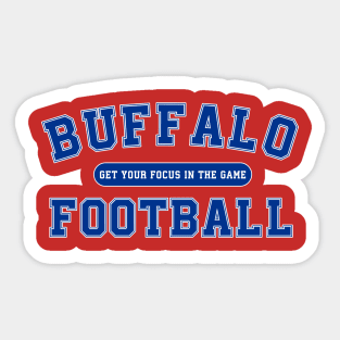 Buffalo Fotball Sticker